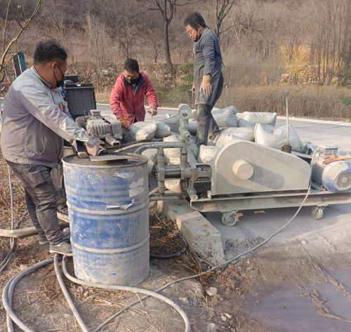 良庆路面下沉注浆